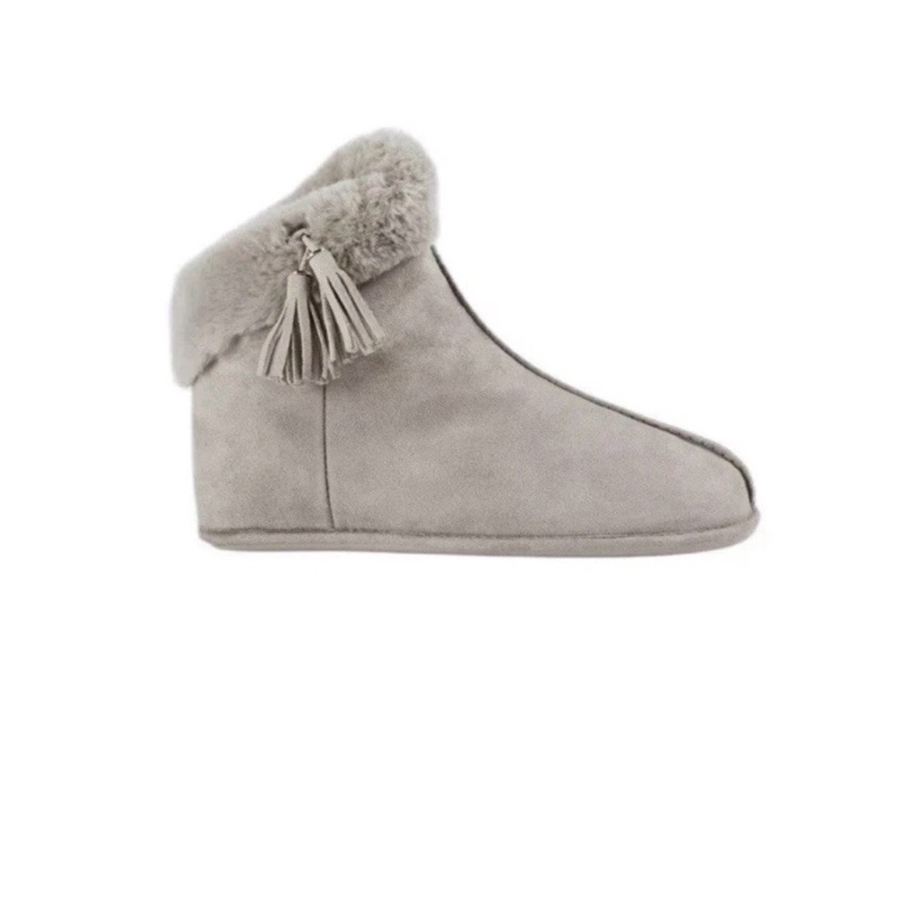Ted Baker London Gray Slippers with Tassels